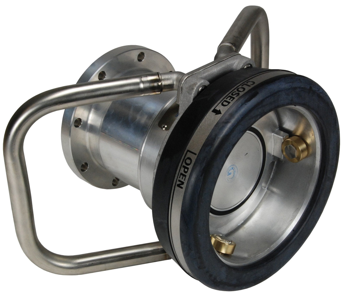   Bevel Geared CrankRewind Hose Reel: 1" I.D., 135' hose capacity, less hose, 3000 PSI