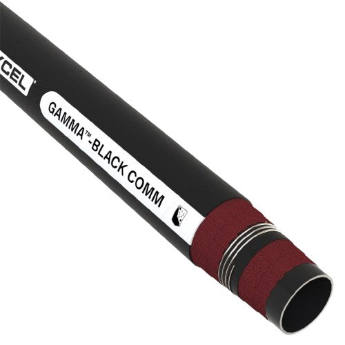 Texcel GCOMM-S-B1-4.0-100N, 4 in. ID, GAMMA-BLACK COMM Black Commodity Suction Hose SKU: GCOMM-S-B1-4.0-100N
