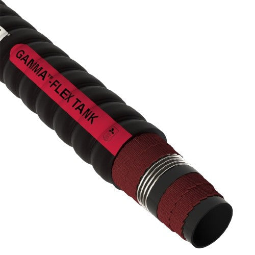 Texcel GTA15F1-5.0-100, 5 in. ID, GAMMA-FLEX TANK Corrugated Tank Truck Hose