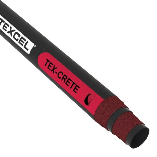 Texcel CRETE-2.0-100B, 2 in. ID, TEX-CRETE Textile Concrete Hose SKU: CRETE-2.0-100B