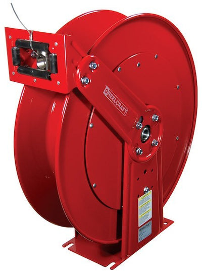   Bevel Geared CrankRewind Hose Reel: 1" I.D., 135' hose capacity, less hose, 3000 PSI