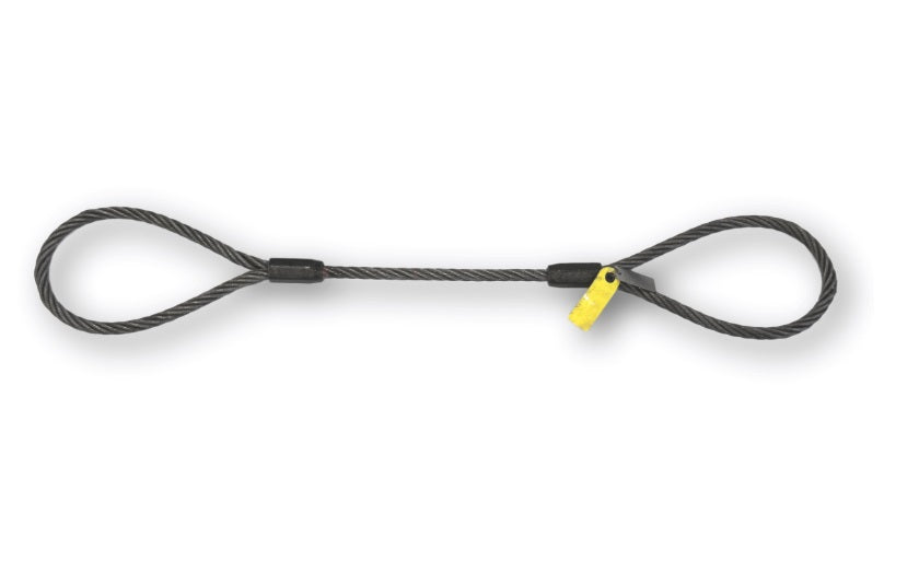 3/8" X 6' Wire Rope Sling 12" EYE